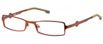 Harley Davidson HD 348 Eyeglasses Eyeglasses - OR: Satin Orange