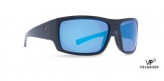 Von Zipper Suplex Sunglasses Sunglasses - BPU Black Gloss / Blue Chrome Glass Polarized