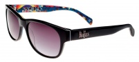 Beatles BYS 007 Sunglasses Sunglasses - Black / Grey Lens