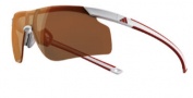 Adidas A185 Adizero Tempo L Sunglasses Sunglasses - White Red / LST Active