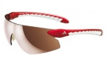 Adidas A155 T-Sight S Sunglasses Sunglasses - Red / LST Contrast Silver 