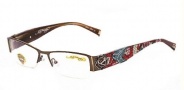 Ed Hardy EHO 716 Eyeglasses Eyeglasses - Brown