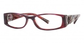Ed Hardy EHO 718 Eyeglasses Eyeglasses - Burgundy
