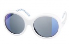 Adidas Avignon Sunglasses Sunglasses - 6051 White Originals Blue / Steel Blue Mirror