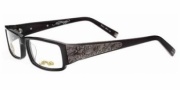 Ed Hardy EHO 724 Eyeglasses Eyeglasses - Black