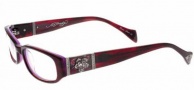 Ed Hardy EHO 728A Eyeglasses Eyeglasses - Plum
