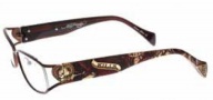 Ed Hardy EHO 730 Eyeglasses Eyeglasses - Matte Brown
