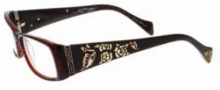 Ed Hardy EHO 731 Eyeglasses Eyeglasses - Shiny Gold