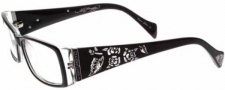 Ed Hardy EHO 731 Eyeglasses Eyeglasses - Shiny Silver