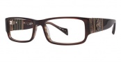 Ed Hardy EHO 732 Eyeglasses Eyeglasses - Brown Horn