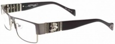Ed Hardy EHO 733 Eyeglasses Eyeglasses - Matte Black