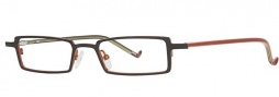 OGI Eyewear 2216 Eyeglasses Eyeglasses - 930 Black Orange / Brown Ripple Tangerine 