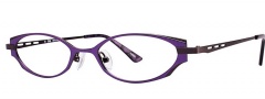 OGI Eyewear 2240 Eyeglasses Eyeglasses - 1398 Purple / Dark Gunmetal 