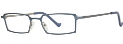 OGI Eyewear 3058 Eyeglasses Eyeglasses - 720 Dark Blue / Silver 