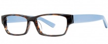OGI Eyewear 3108 Eyeglasses Eyeglasses - 1408 Black / Gray Strato Blue