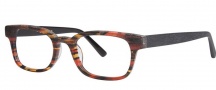 OGI Eyewear 3113 Eyeglasses Eyeglasses - 1448 Orange Camouflage / Black 