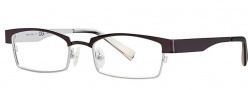 OGI Eyewear 4025 Eyeglasses Eyeglasses - 1252 Dark Gunmetal / Light Silver 