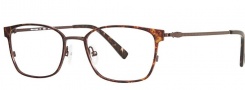 OGI Eyewear 4026 Eyeglasses Eyeglasses - 1325 Brown Demi Foil / Antique Gold 