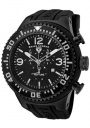 Swiss Legend Men's Neptune 11812P Watch Watches -  11812P-BB-01-WA Black Silicone Strap / Black Dial