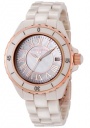 Swiss Legend Women&rsquo;s Karamica 20050 Watch Watches - 20050-BGWRR Beige Ceramic Band / White Mother of Pearl Dial