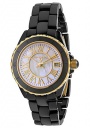 Swiss Legend Women&rsquo;s Karamica 20050 Watch Watches - 20050-BKWGR1 Black Ceramic Band / White Mother of Pearl Dial