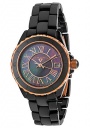 Swiss Legend Women&rsquo;s Karamica 20050 Watch Watches -  20050-BKBRR Black Ceramic / Black Mother of Pearl Dial