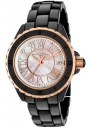 Swiss Legend Women&rsquo;s Karamica 20050 Watch Watches - 20050-BKWRR Black Ceramic Band / White Mother of Pearl Dial