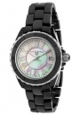 Swiss Legend Women&rsquo;s Karamica 20050 Watch Watches - 20050-BKWSR Black Ceramic Band / White Mother of Pearl Dial