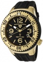 Swiss Legend Neptune 21848D Watch Watches - 21848P-YG-01 Black Rubber / Black Dial