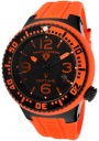 Swiss Legend Neptune 21848D Watch Watches - 21848P-BB-01-OBS Orange Silicone Strap / Black Dial