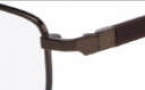 Flexon 665 Eyeglasses Eyeglasses - 201 Dark Shiny Brown 
