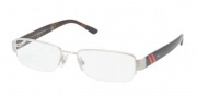 Polo PH1115 Eyeglasses Eyeglasses - 9001 Silver Brushed / Demo Lens