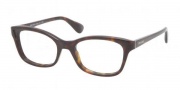 Prada PR 05PV Eyeglasses Eyeglasses - 2AU101 Havana Demo Lens