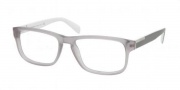 Prada PR 07PV Eyeglasses Eyeglasses - IAV101 Matte Gray Demo Lens