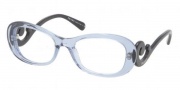 Prada PR 09PV Eyeglasses Eyeglasses - LAC101 Transparent Azure Demo Lens