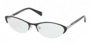 Prada PR 54PV Eyeglasses Eyeglasses - FAR101 Top Black / Gunmetal Demo Lens