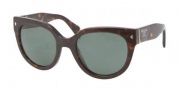 Prada PR 17OS Sunglasses Sunglasses - 2AU301 Havana Green