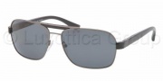 Prada PR 55OS Sunglasses Sunglasses - 1B05Z1 Matte Anthracite / Polar Gray