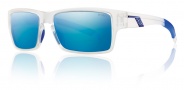 Smith Optics Outlier Sunglasses Sunglasses - Matte Clear / Polarized Blue Mirror