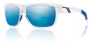 Smith Optics Mastermind Sunglasses Sunglasses - Matte Clear / Polarized Blue Mirror