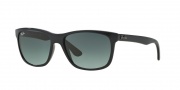 Ray Ban RB4181 Sunglasses  Sunglasses - 601/71 Black Crystal / Gradient Gray
