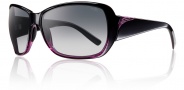 Smith Optics Hemline Sunglasses Sunglasses - Black Violet Split / Polarized Gray Gradient