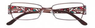 BCBGMaxazria Carolina Eyeglasses Eyeglasses - BRO Brown 