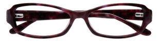 BCBGMaxazria Carrie Eyeglasses Eyeglasses - EGG Eggplant Marble Laminate