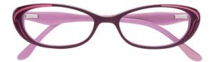 BCBGMaxazria Devyn Eyeglasses Eyeglasses - PLU Plum Laminate 