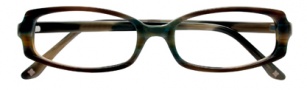 BCBGMaxazria Domenica Eyeglasses Eyeglasses - OLI Olive Grey Laminate