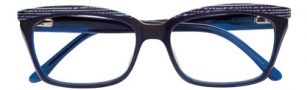 BCBGMaxazria Georgina Eyeglasses Eyeglasses - BLU Blue Laminate