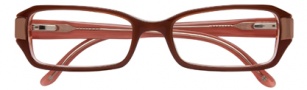 BCBGMaxazria Luciana Eyeglasses Eyeglasses - BRO Brown Salmon 