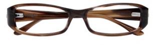 BCBGMaxazria Lucy Eyeglasses Eyeglasses - BRO Brown Horn 