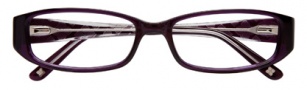 BCBGMaxazria Sebastiana Eyeglasses Eyeglasses - EGG Eggplant Laminate 